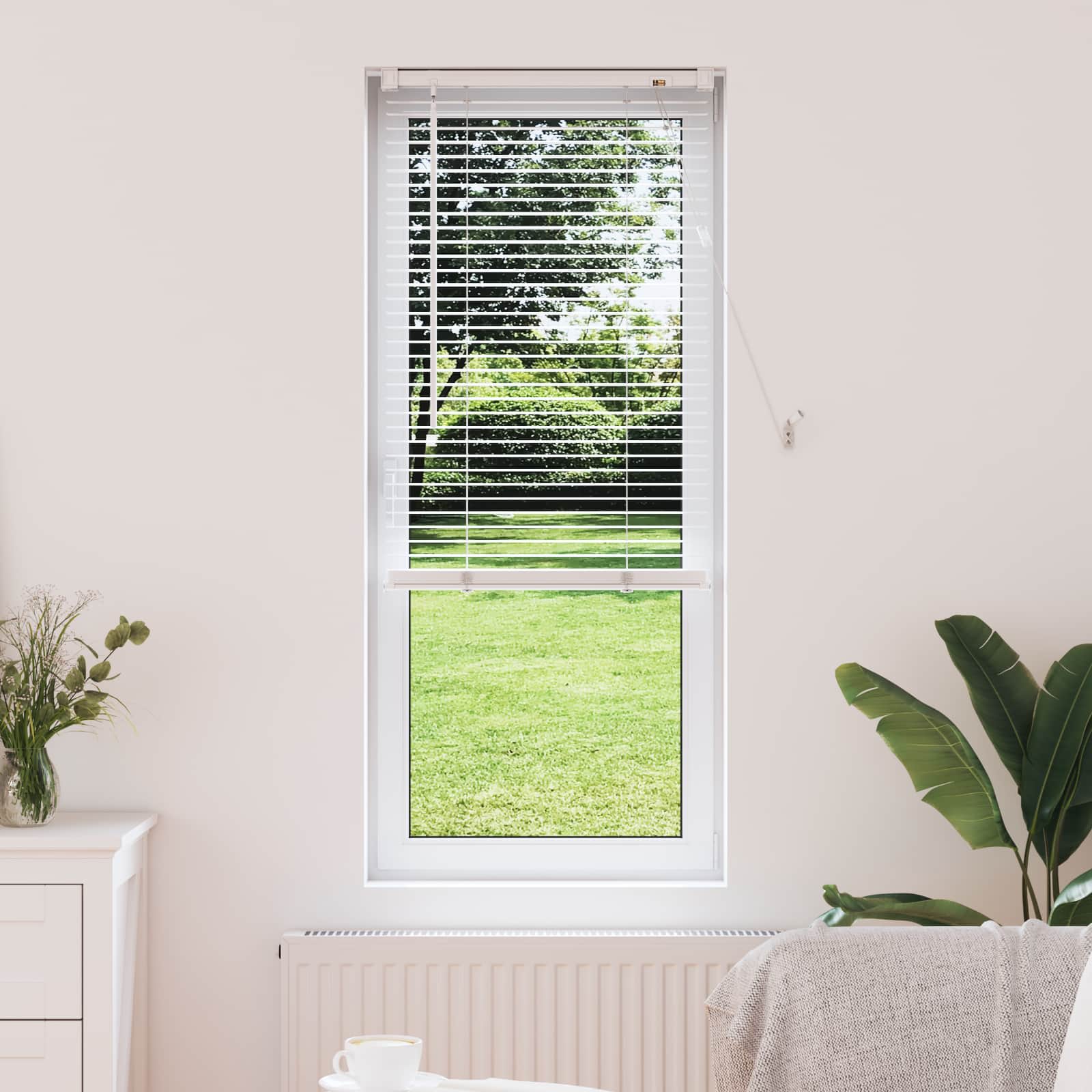 vidaXL Venetiaanse Blind Verstelbaar Zilvergrijs 150 x 40 cm PVC