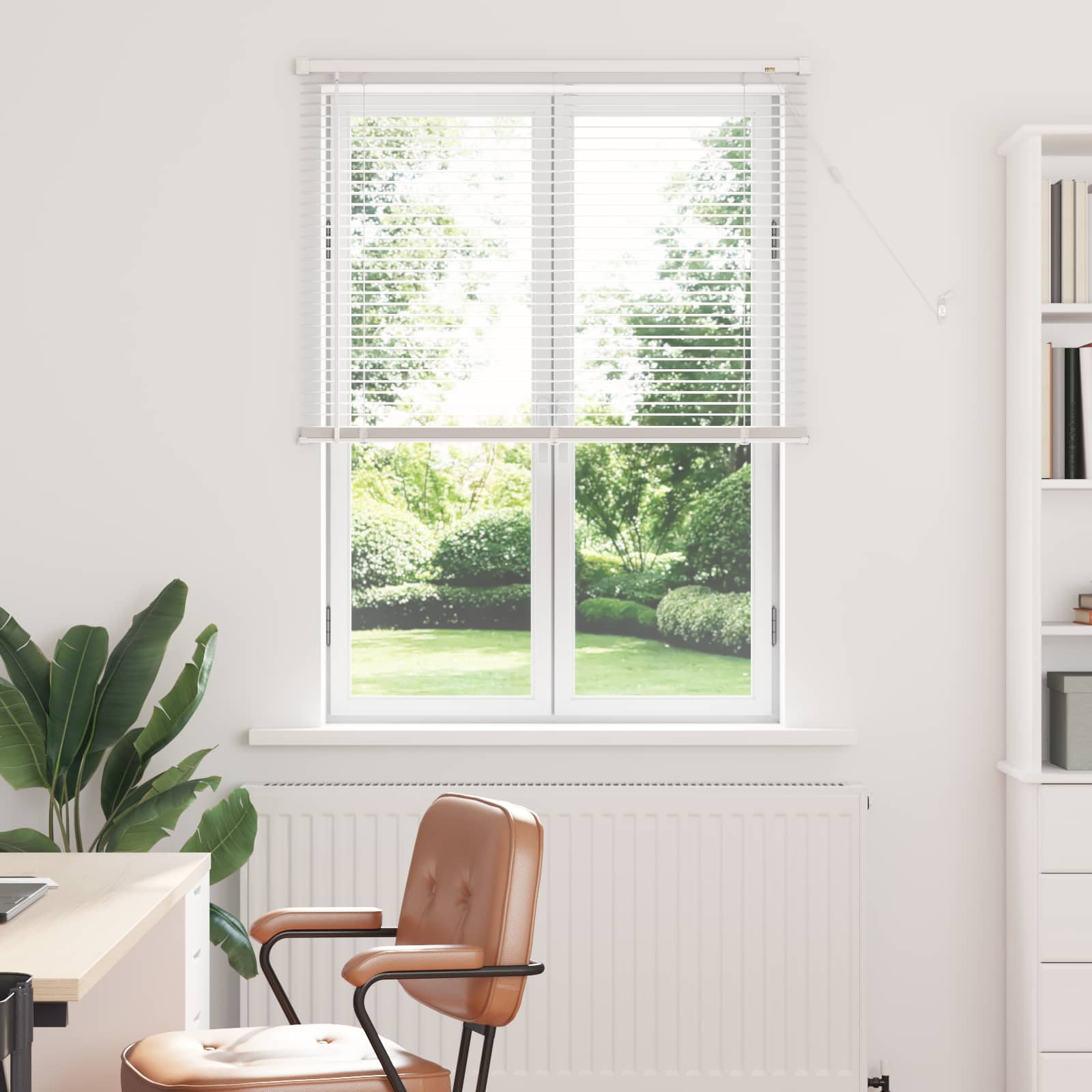 vidaXL Venetiaanse Blind Verstelbaar Zilvergrijs 150 x 40 cm PVC