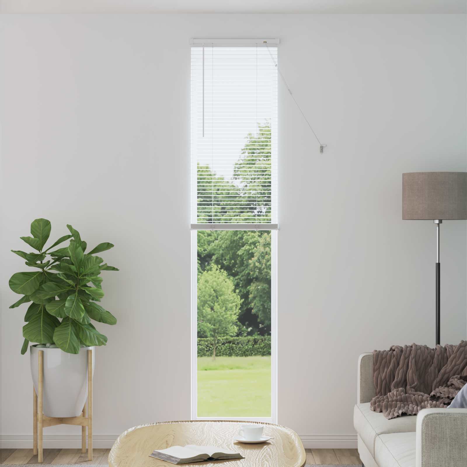 vidaXL Venetiaanse Blind Verstelbaar Zilvergrijs 150 x 40 cm PVC