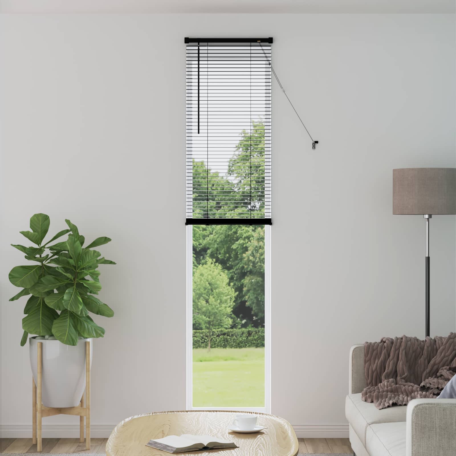 vidaXL Venetiaanse Blind Verstelbaar Zilvergrijs 150 x 40 cm PVC