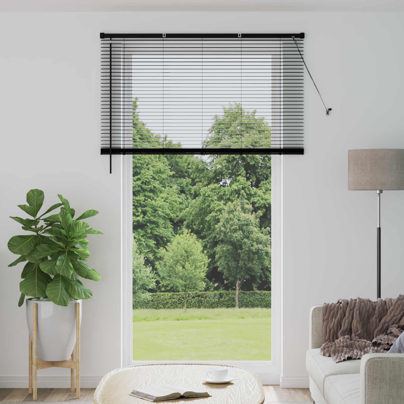 vidaXL Venetiaanse Blind Verstelbaar Zilvergrijs 150 x 40 cm PVC