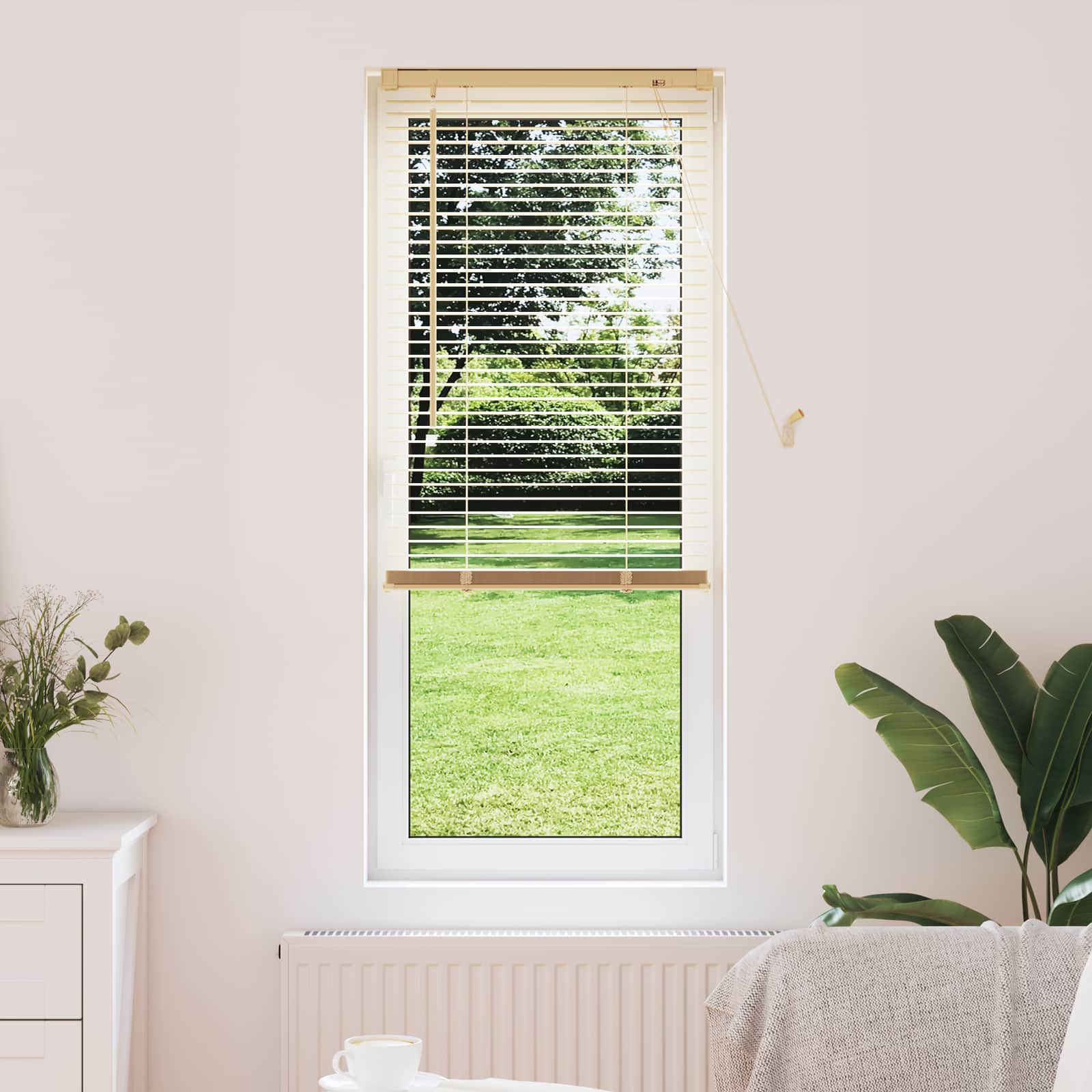 vidaXL Venetiaanse Blind Verstelbaar Zilvergrijs 150 x 40 cm PVC