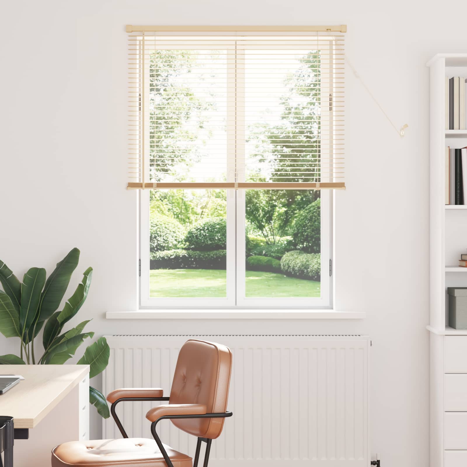 vidaXL Venetiaanse Blind Verstelbaar Zilvergrijs 150 x 40 cm PVC