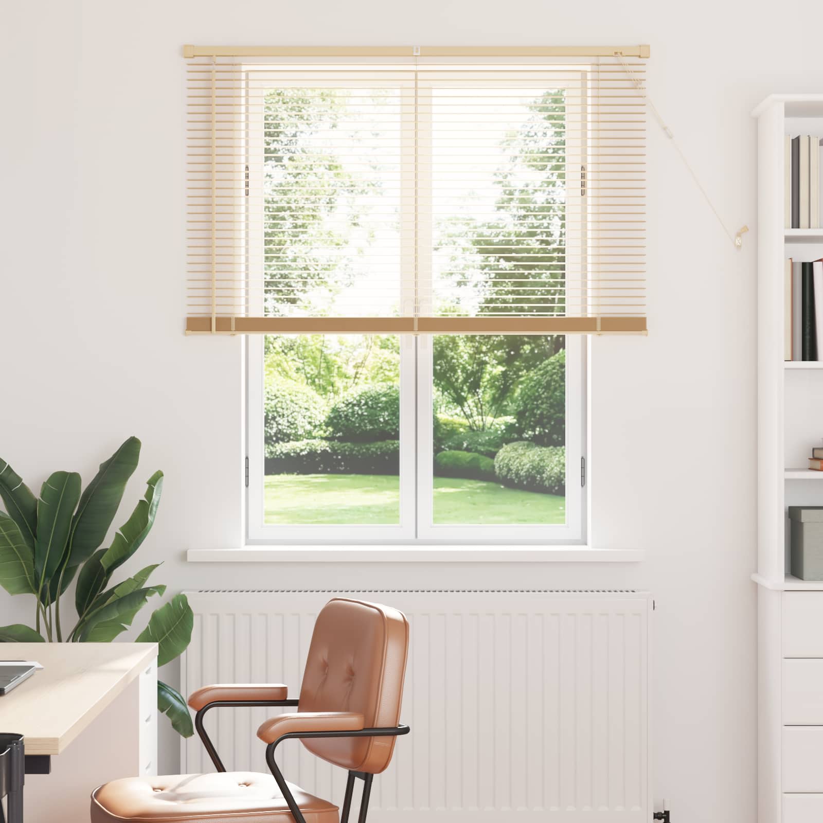 vidaXL Venetiaanse Blind Verstelbaar Zilvergrijs 150 x 40 cm PVC
