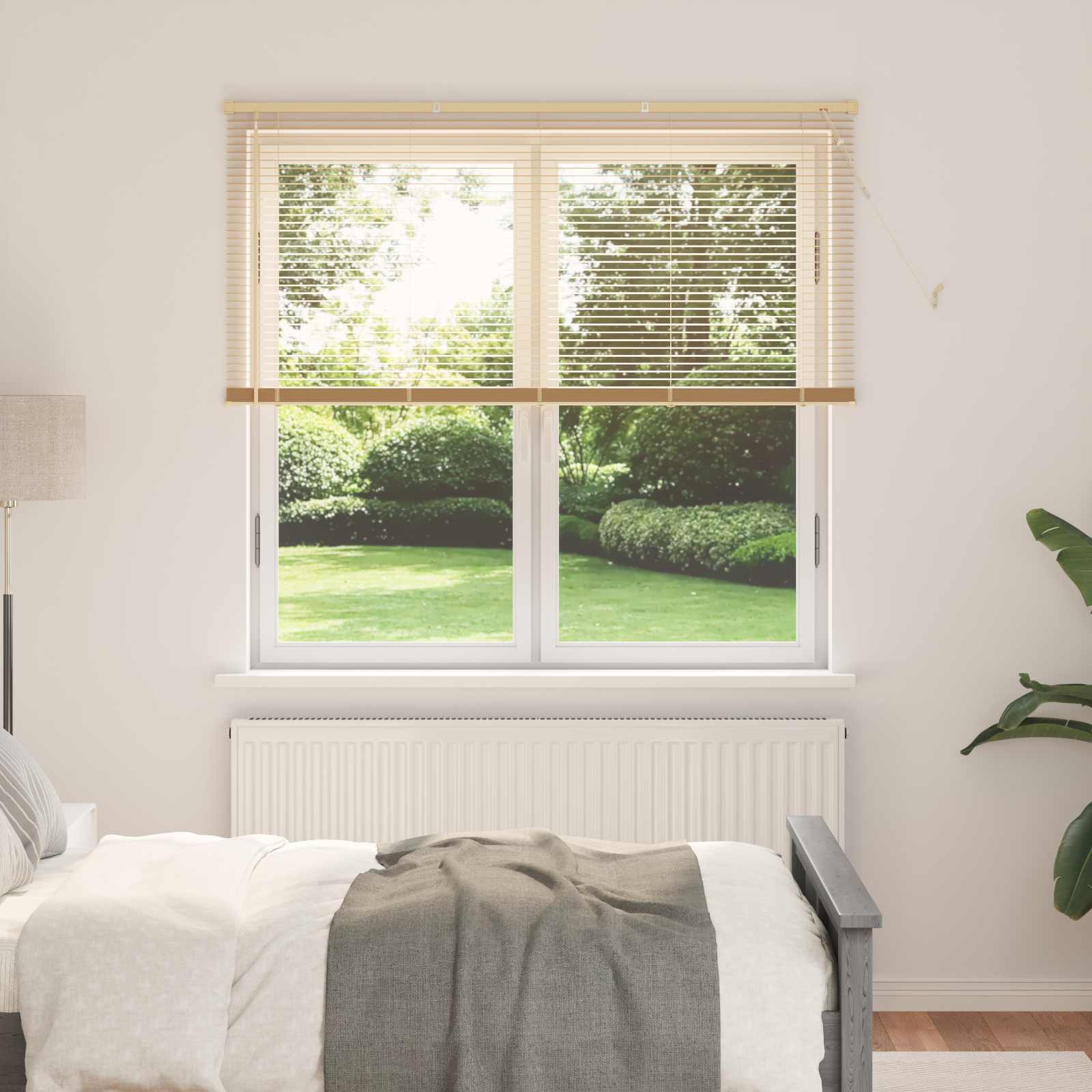 vidaXL Venetiaanse Blind Verstelbaar Zilvergrijs 150 x 40 cm PVC