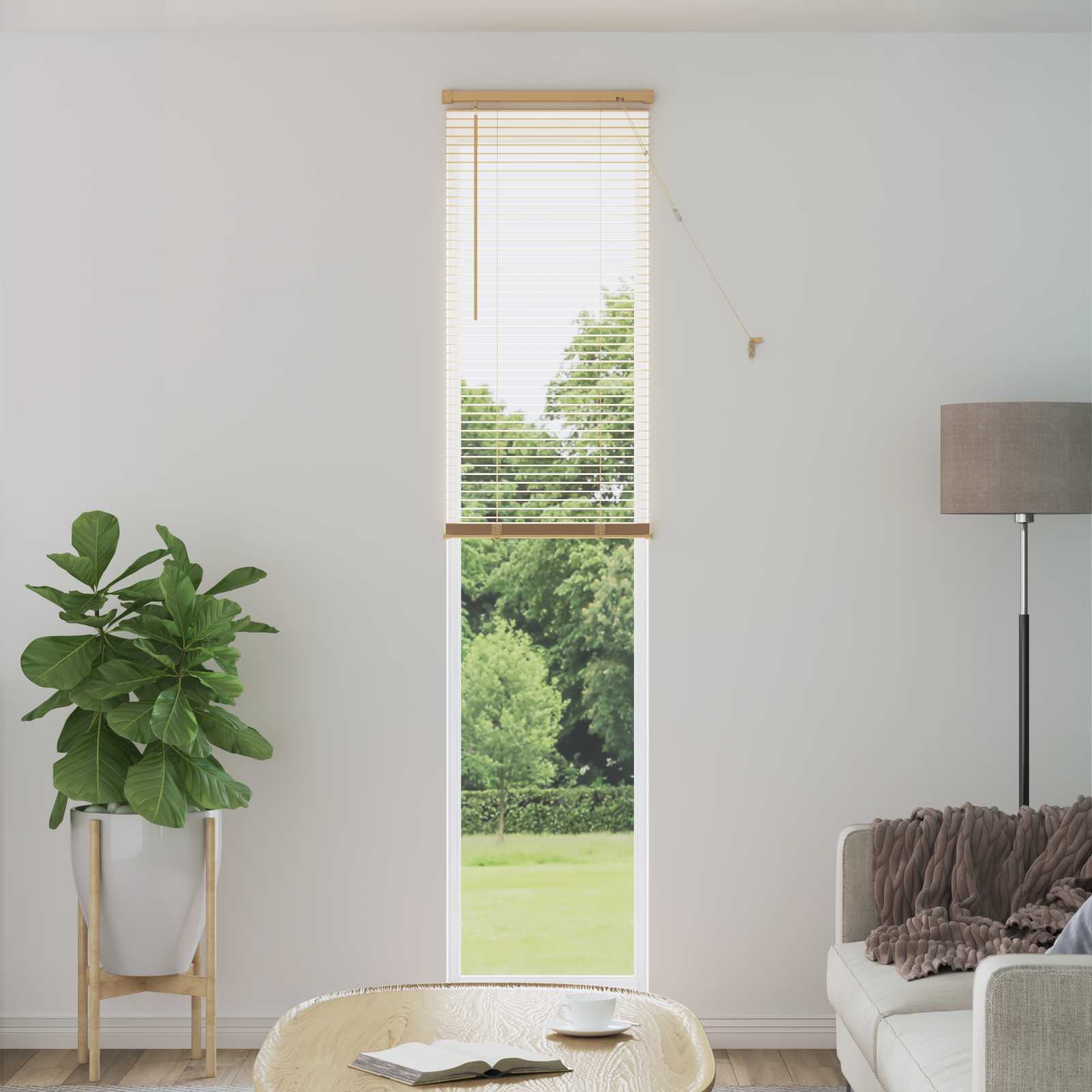 vidaXL Venetiaanse Blind Verstelbaar Zilvergrijs 150 x 40 cm PVC