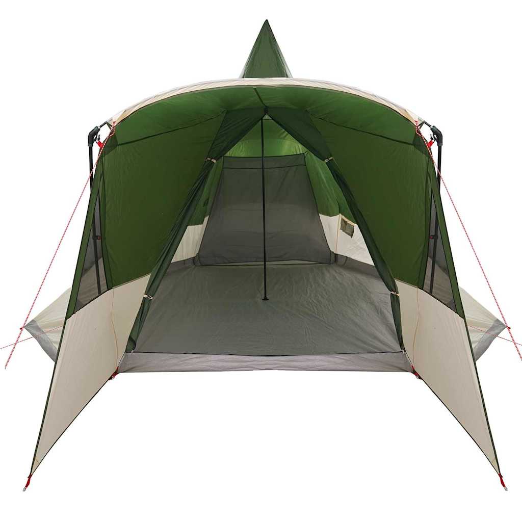 vidaXL Teepee Tent met dak met opslag Groen 720 x 465 x 295 cm