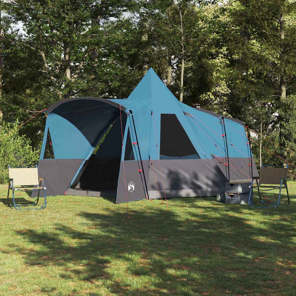 vidaXL Teepee Tent met dak met opslag Groen 720 x 465 x 295 cm