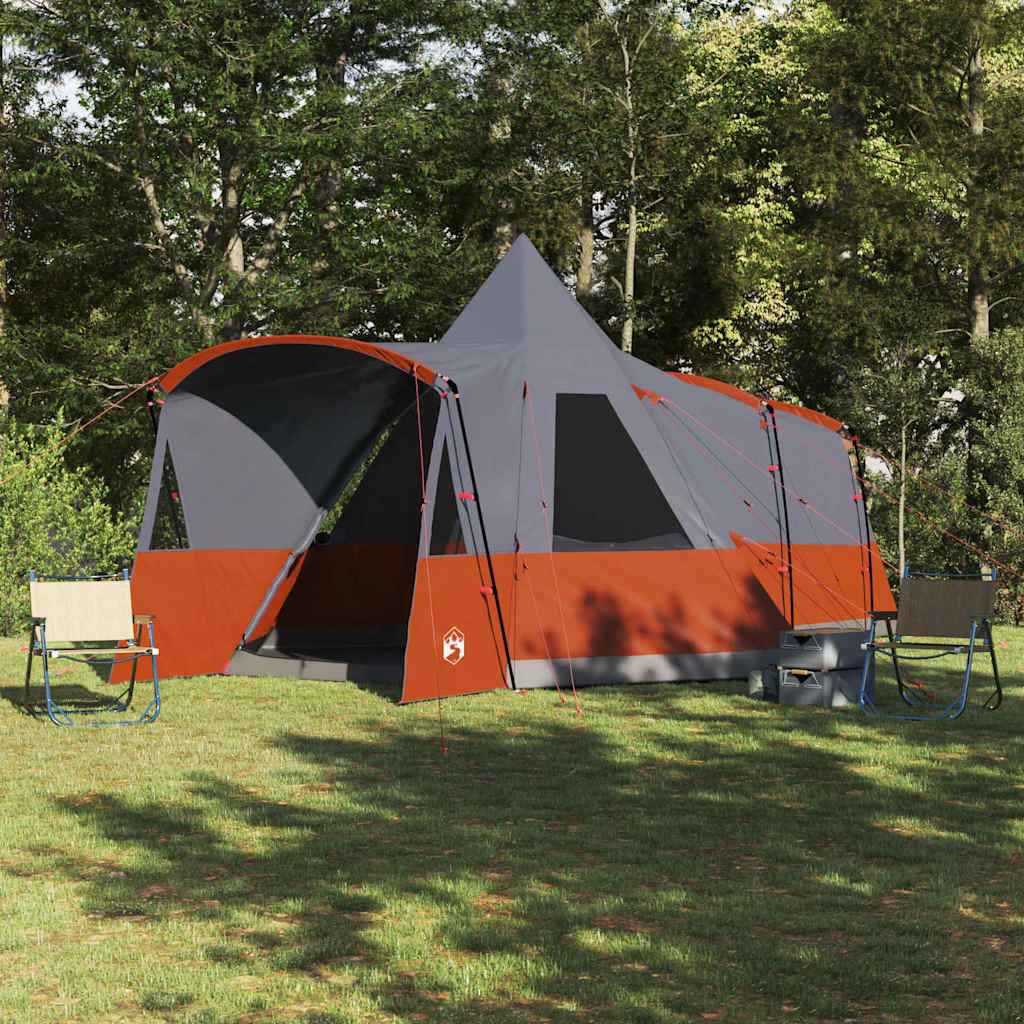 vidaXL Teepee Tent met dak met opslag Groen 720 x 465 x 295 cm