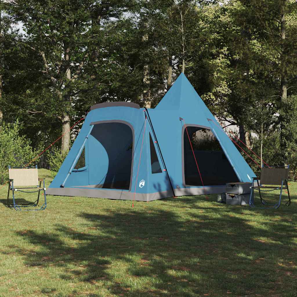 vidaXL Teepee Tent met dak met opslag Groen 545 x 450 x 295 cm