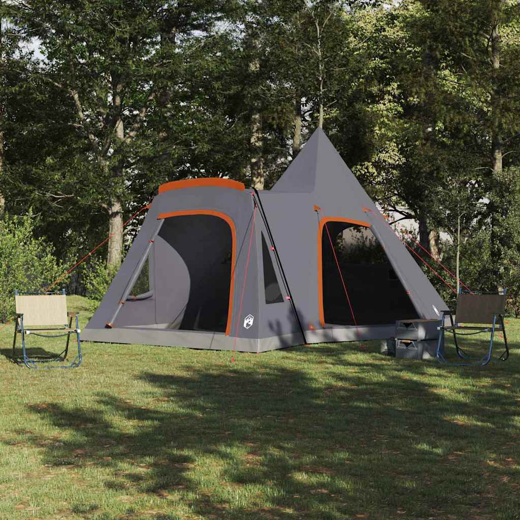 vidaXL Teepee Tent met dak met opslag Groen 545 x 450 x 295 cm