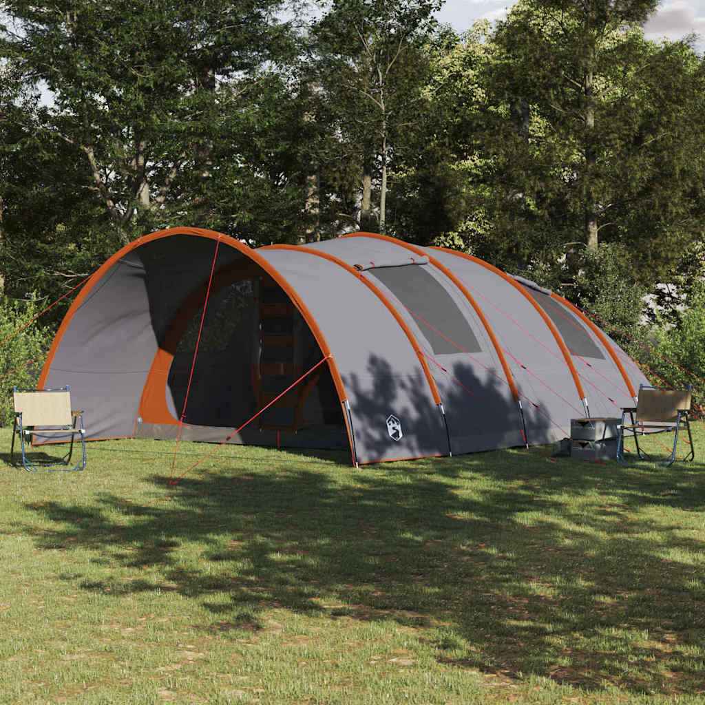 vidaXL Tunneltent met dak met opslag Groen 710 x 460 x 245 cm