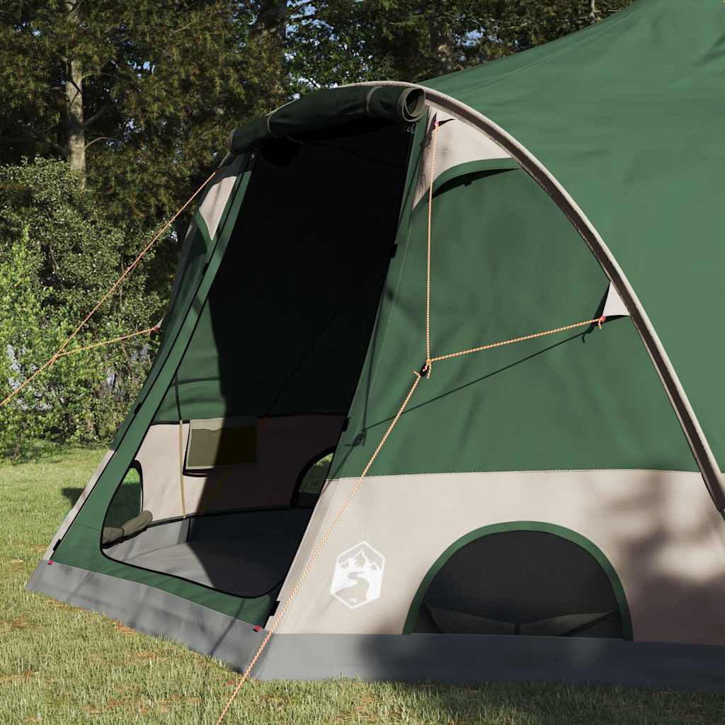 vidaXL Koepeltent met dak met opslag Groen 505 x 450 x 248 cm