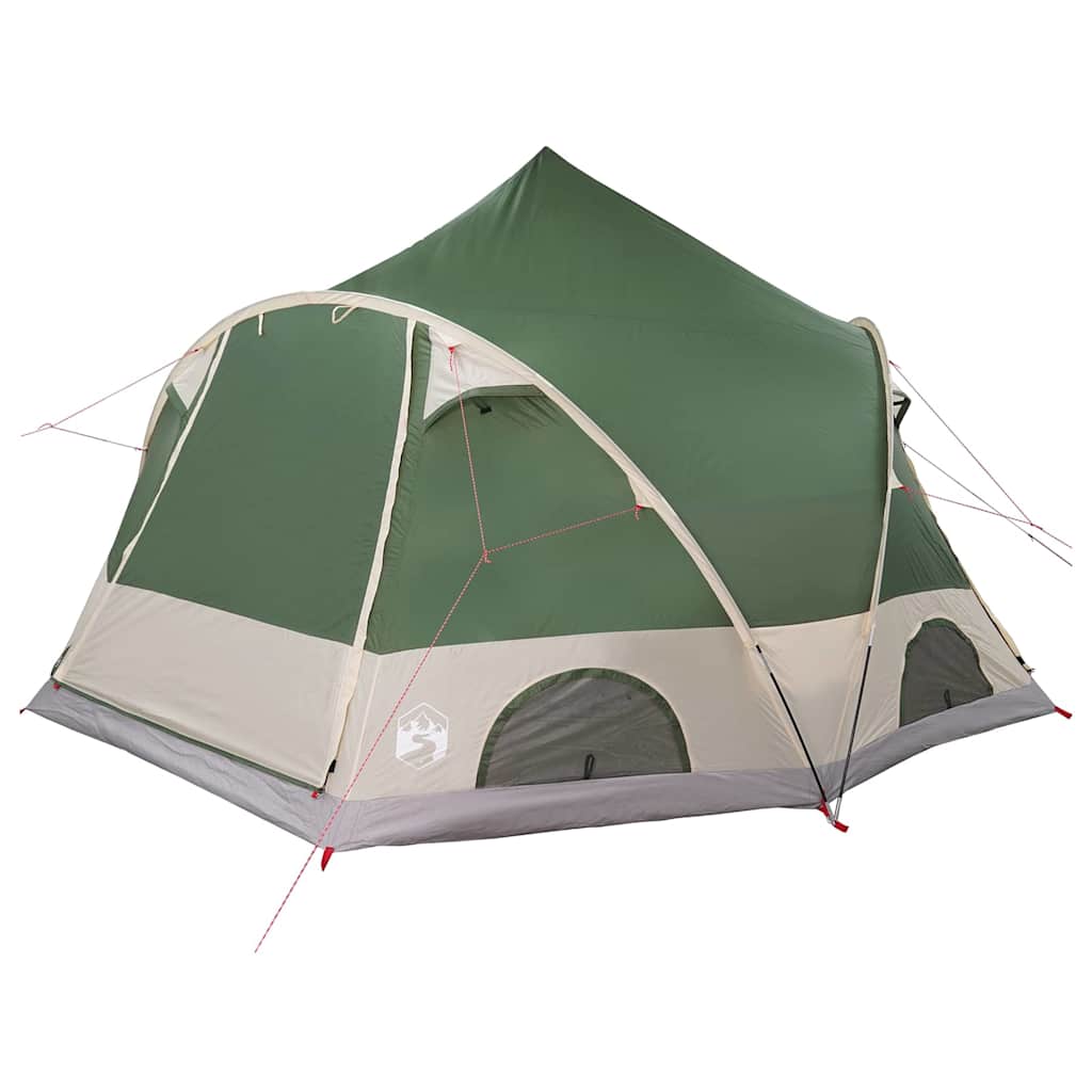 vidaXL Koepeltent met dak met opslag Groen 505 x 450 x 248 cm