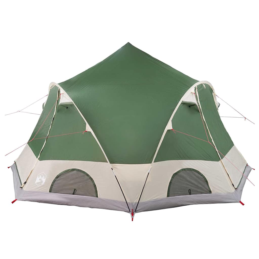 vidaXL Koepeltent met dak met opslag Groen 505 x 450 x 248 cm