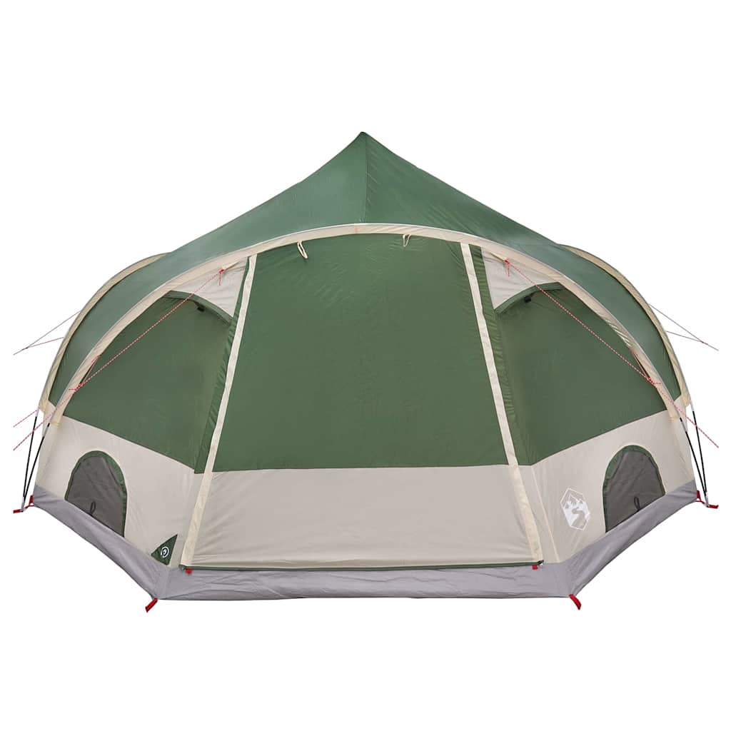 vidaXL Koepeltent met dak met opslag Groen 505 x 450 x 248 cm