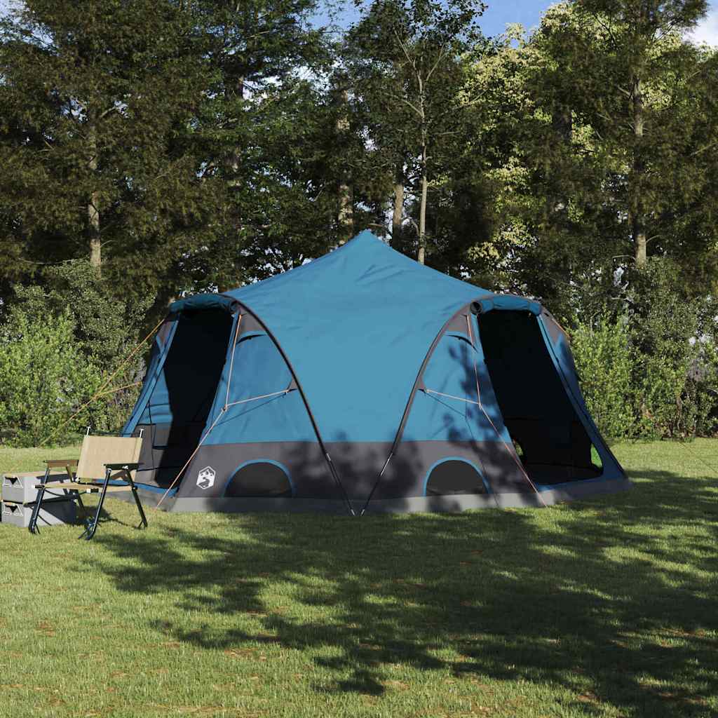 vidaXL Koepeltent met dak met opslag Groen 505 x 450 x 248 cm