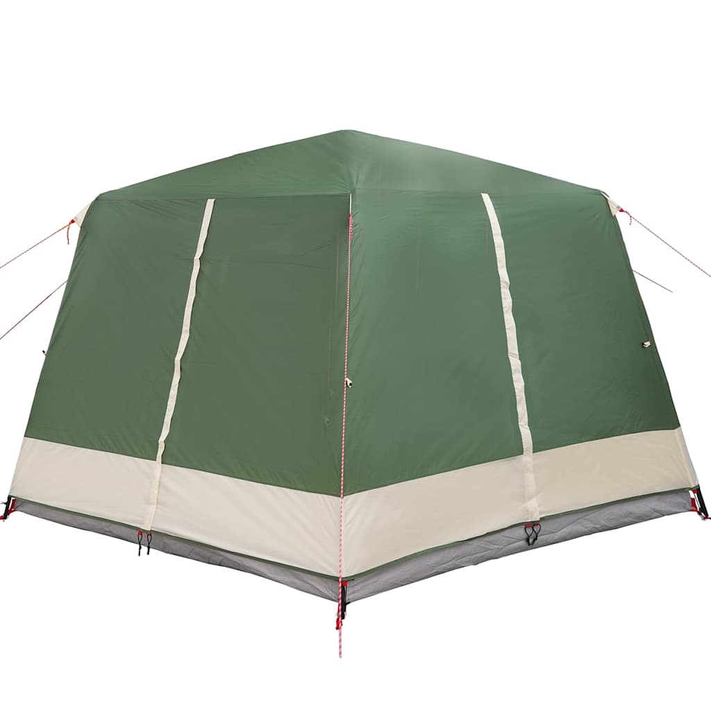 vidaXL Huisje Tent met dak met opslag Groen 400 x 350 x 212 cm
