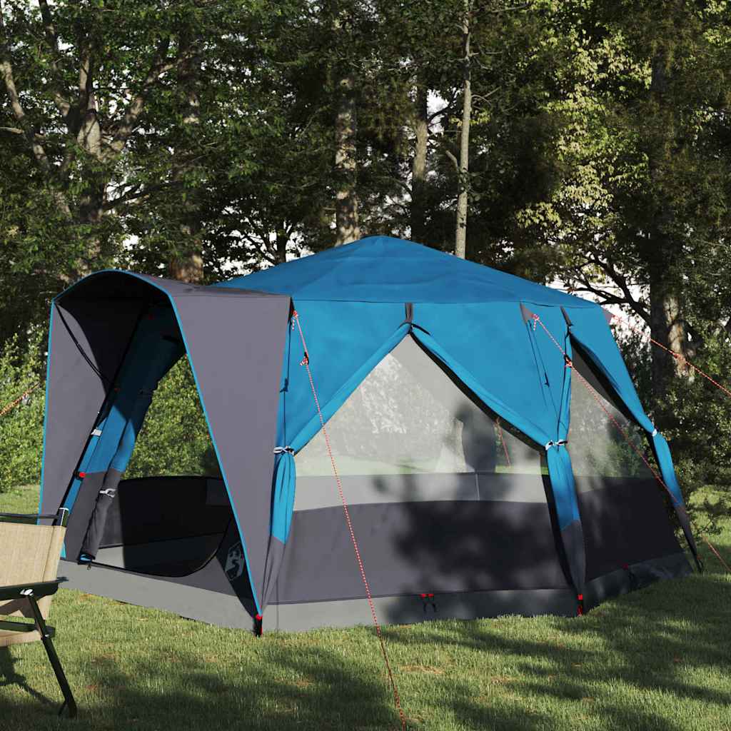 vidaXL Huisje Tent met dak met opslag Groen en Wit 333 x 317 x 194 cm