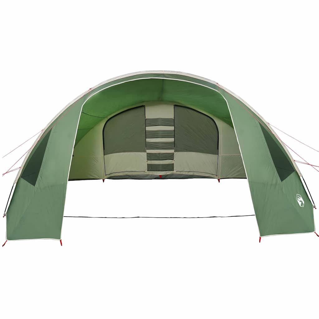 vidaXL Tunneltent met dak met opslag Groen en Wit 700 x 590 x 215 cm