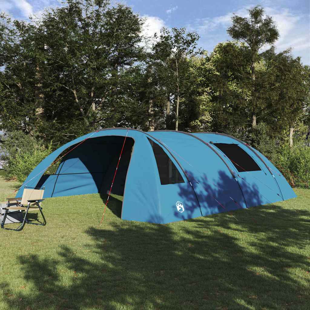 vidaXL Tunneltent met dak met opslag Groen en Wit 700 x 590 x 215 cm