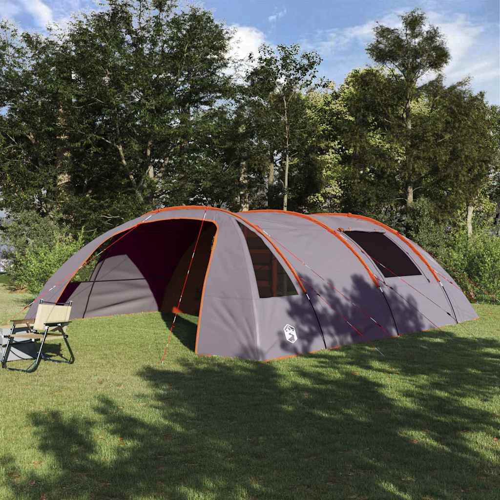 vidaXL Tunneltent met dak met opslag Groen en Wit 700 x 590 x 215 cm