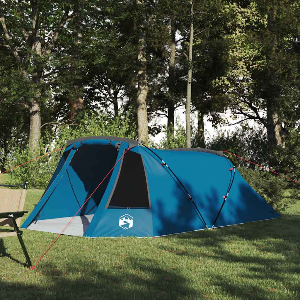 vidaXL Tunneltent met dak met opslag Groen en Wit 328 x 228 x 115 cm