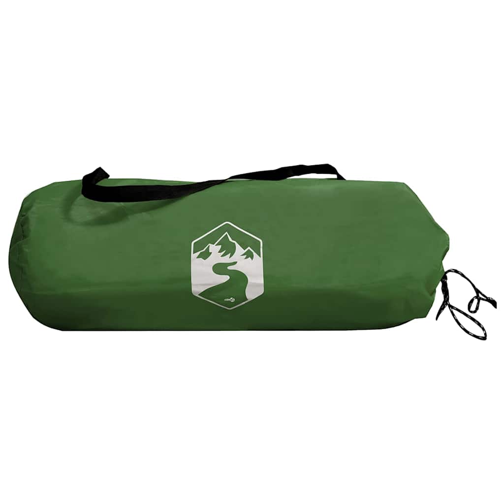 vidaXL Tunneltent met dak met opslag Groen en Wit 318 x 275 x 140 cm