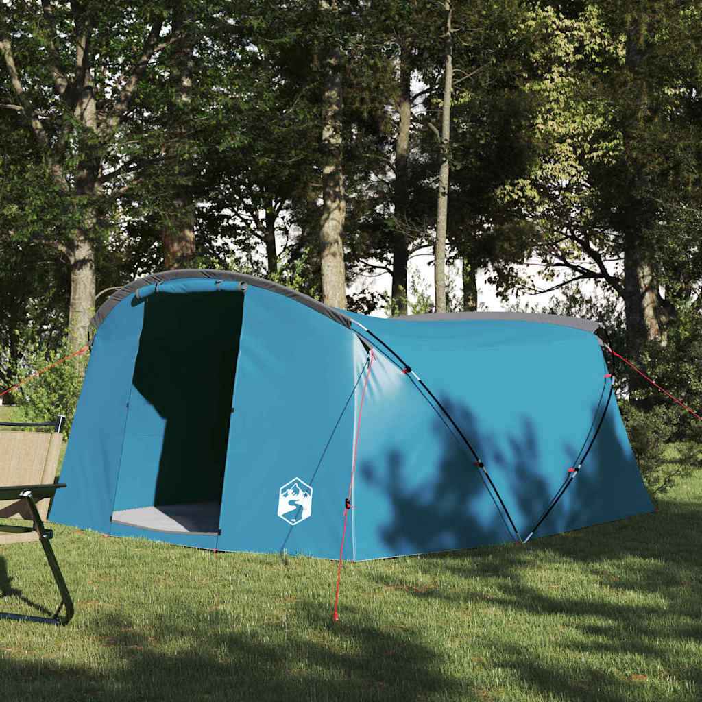 vidaXL Tunneltent met dak met opslag Groen en Wit 318 x 275 x 140 cm