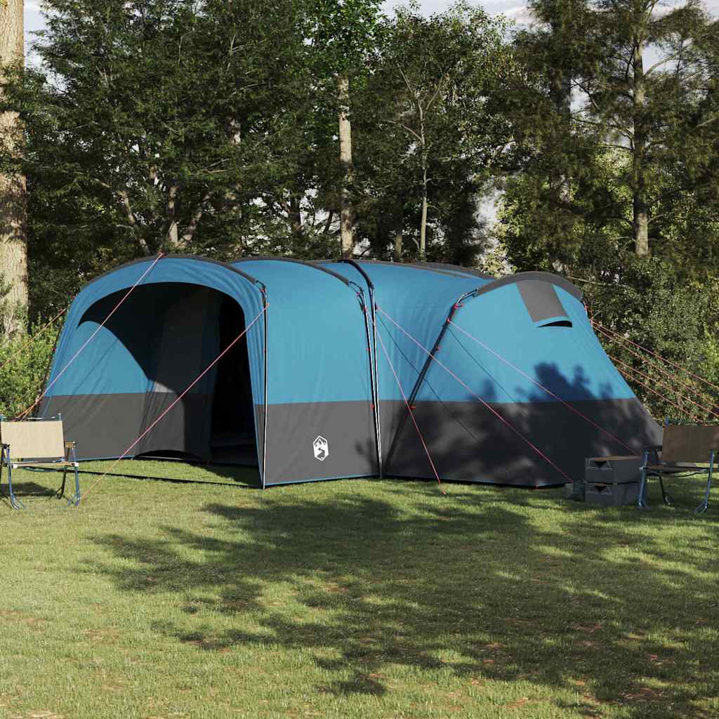 vidaXL Gezinstent met dak met opslag Groen en Wit 760 x 645 x 230 cm