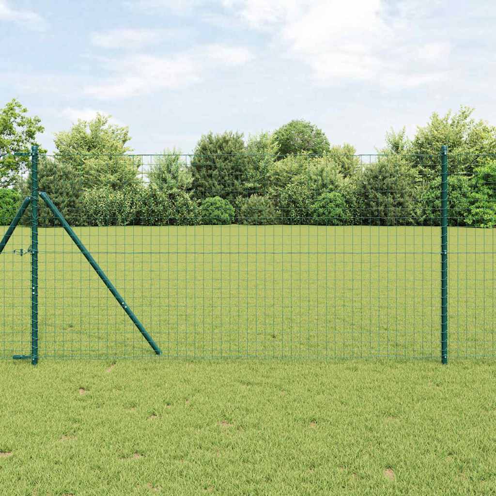 vidaXL Euro Hek Groen 0.4x10 m Staal