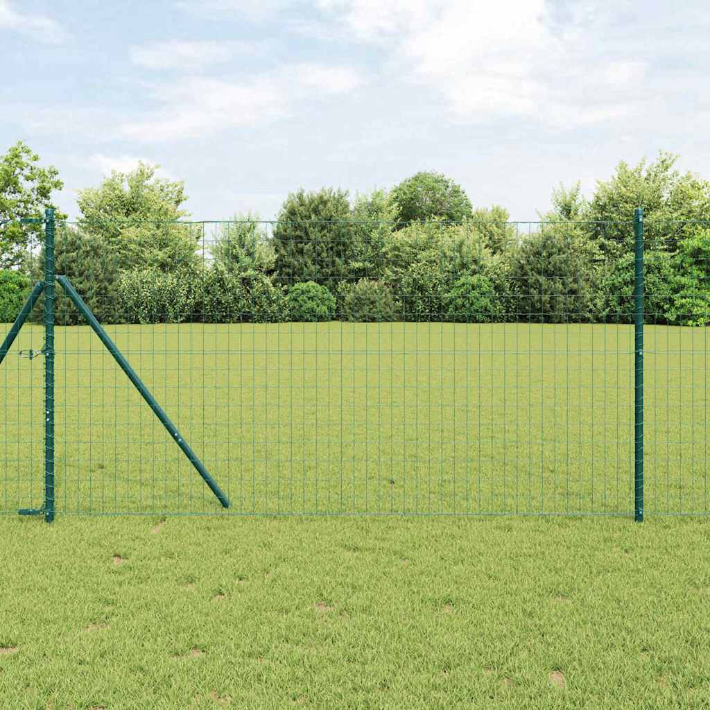 vidaXL Euro Hek Groen 0.4x10 m Staal