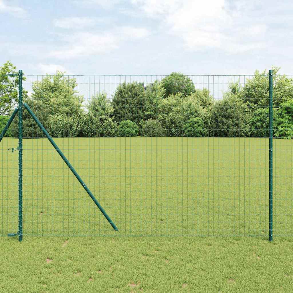 vidaXL Euro Hek Groen 0.4x10 m Staal