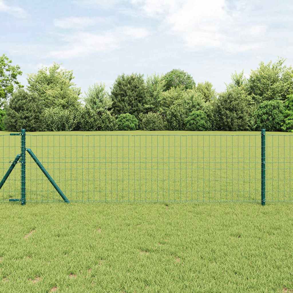vidaXL Euro Hek Groen 0.4x10 m Staal