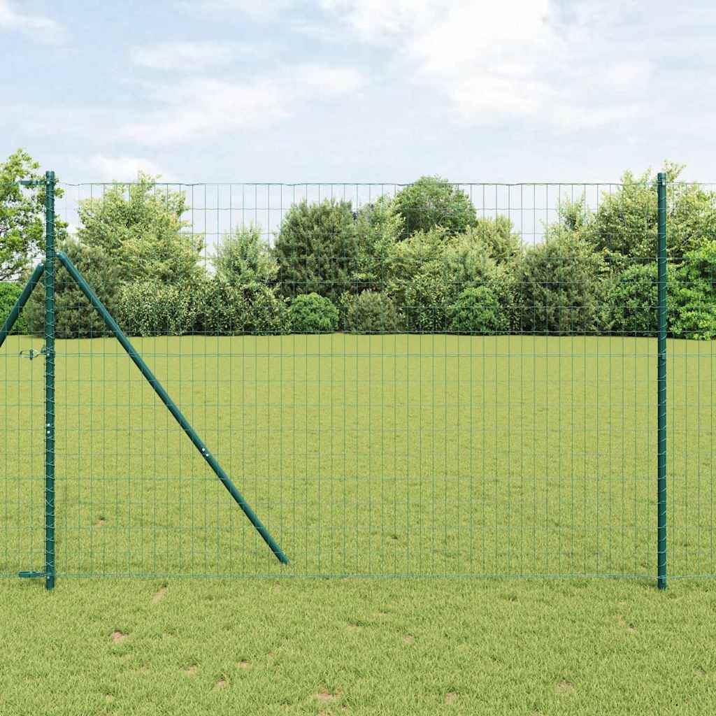 vidaXL Euro Hek Groen 0.4x10 m Staal