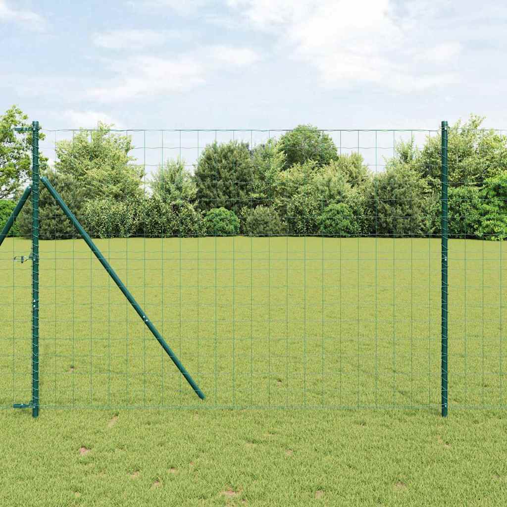 vidaXL Euro Hek Groen 0.4x10 m Staal