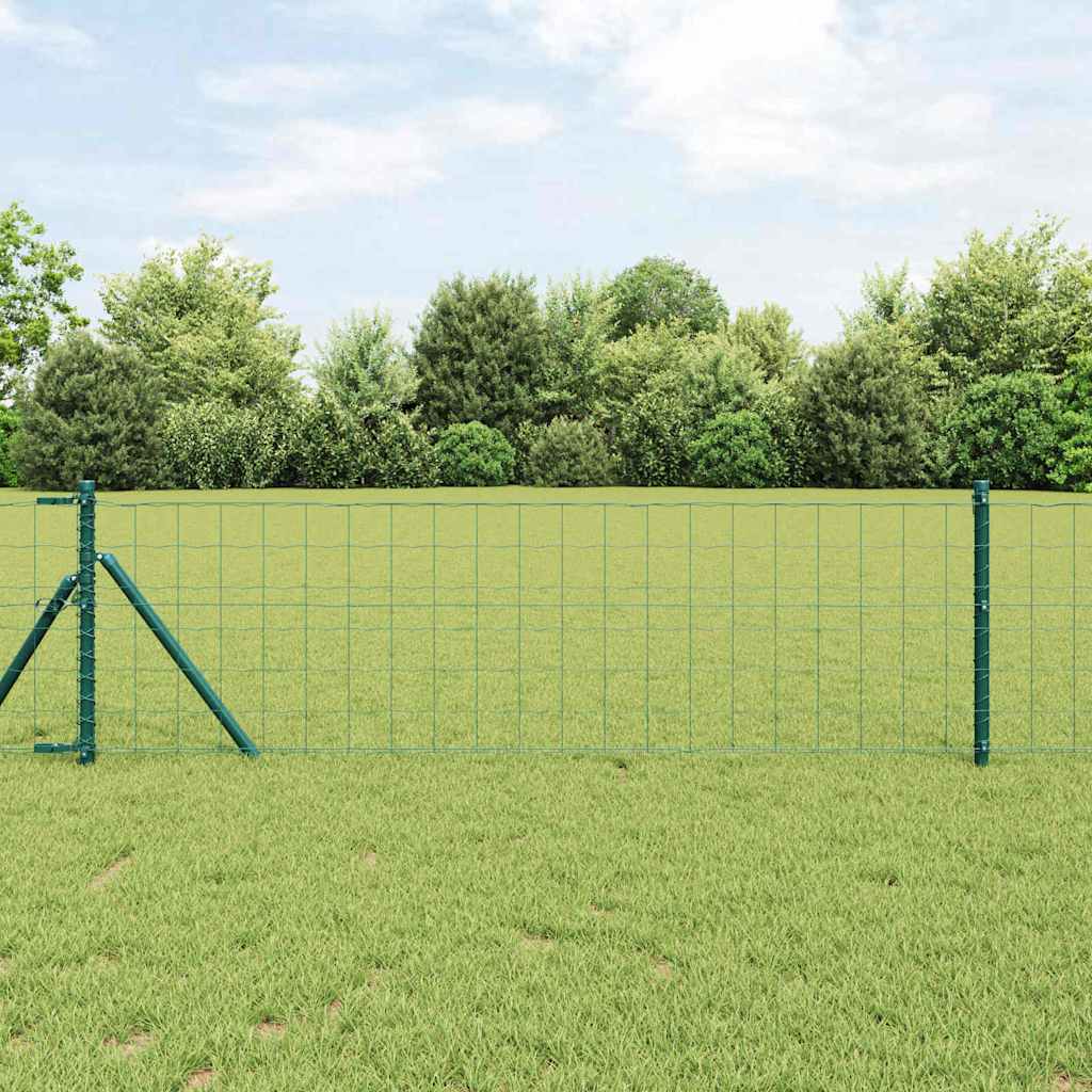 vidaXL Euro Hek Groen 0.4x10 m Staal
