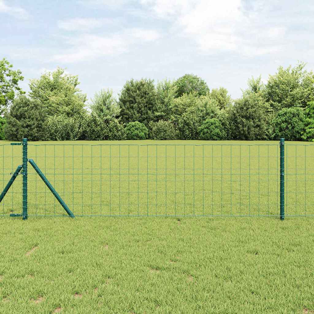 vidaXL Euro Hek Groen 0.4x10 m Staal