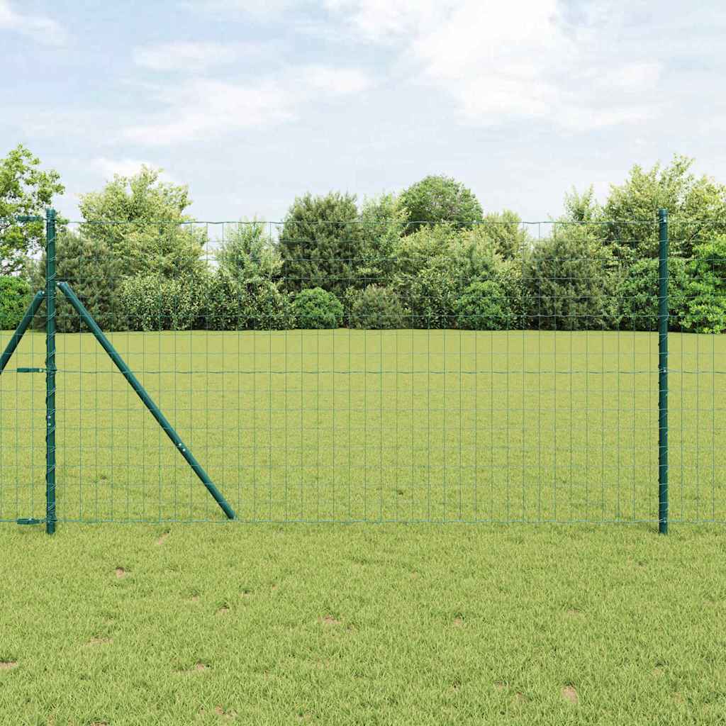 vidaXL Euro Hek Groen 0.4x10 m Staal