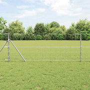 vidaXL Veldhek 0,8 x 25 m Gegalvaniseerd Staal
