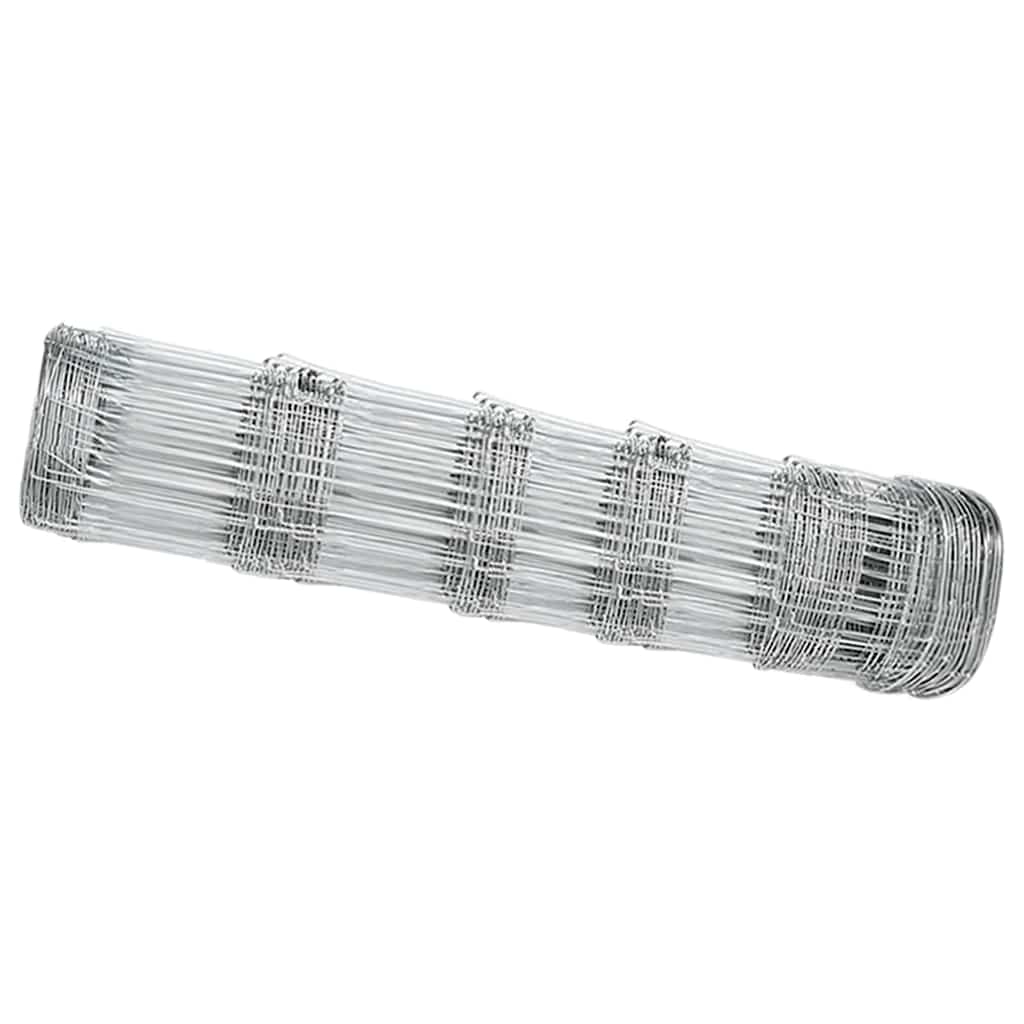 vidaXL Veldhek 0,8 x 25 m Gegalvaniseerd Staal