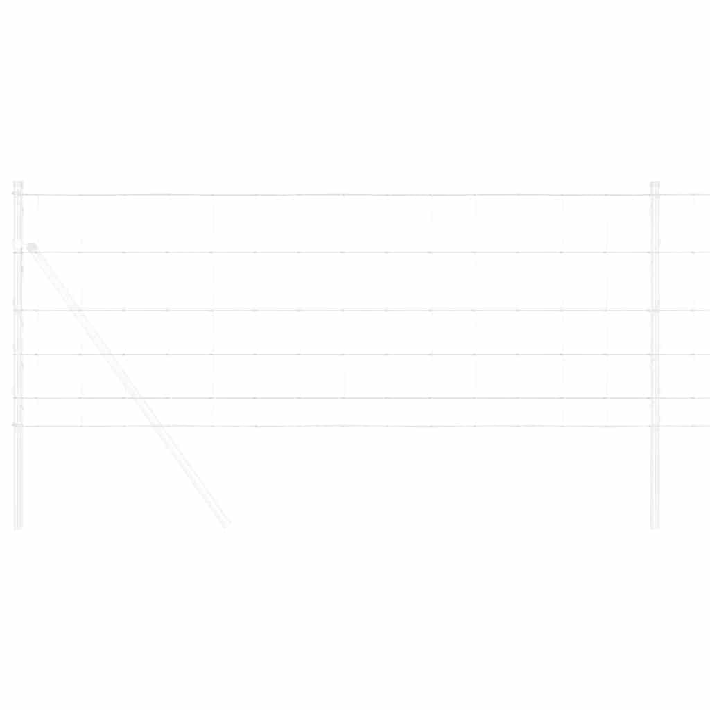 vidaXL Veldhek 0,8 x 25 m Gegalvaniseerd Staal