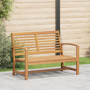 vidaXL Tuinbank Naturel 110 x 64 x 76.5 cm Massief teakhout