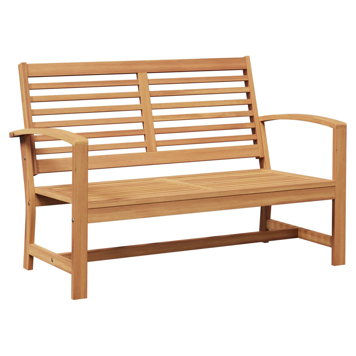 vidaXL Tuinbank Naturel 110 x 64 x 76.5 cm Massief teakhout