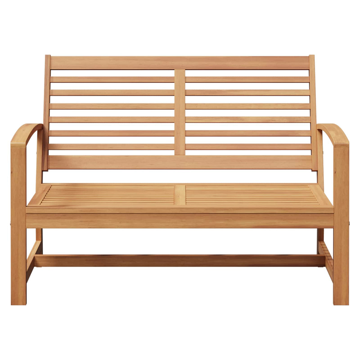 vidaXL Tuinbank Naturel 110 x 64 x 76.5 cm Massief teakhout
