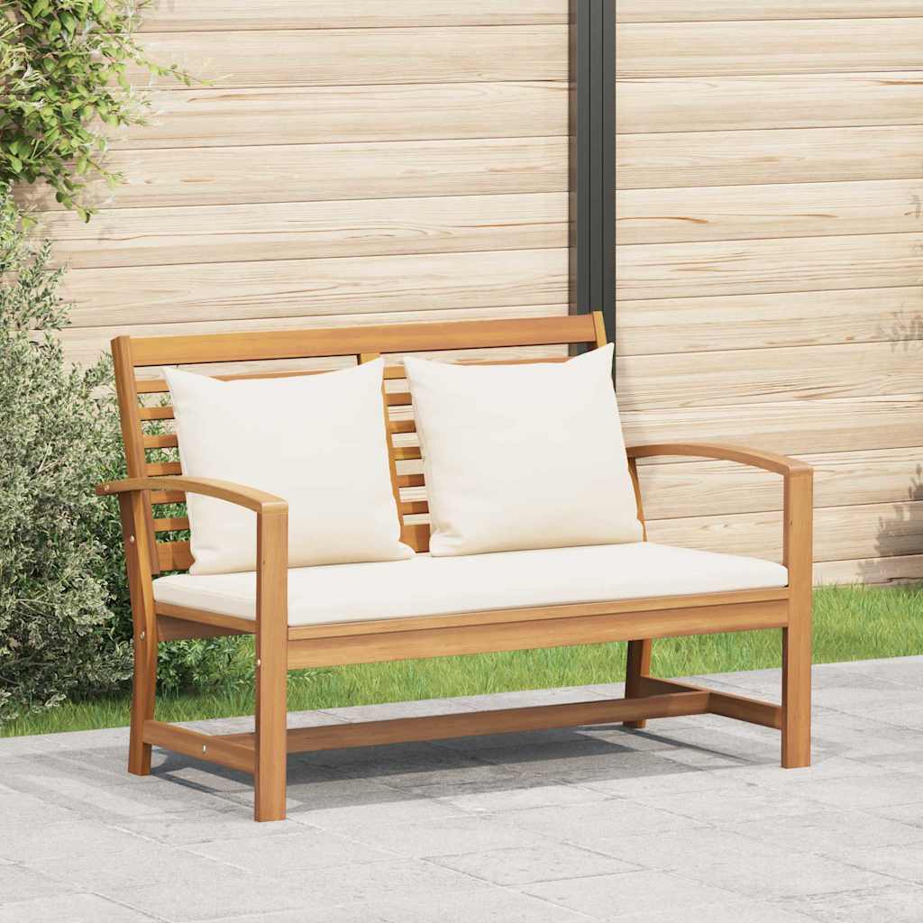 vidaXL Tuinbank Naturel 110 x 64 x 76.5 cm Massief teakhout