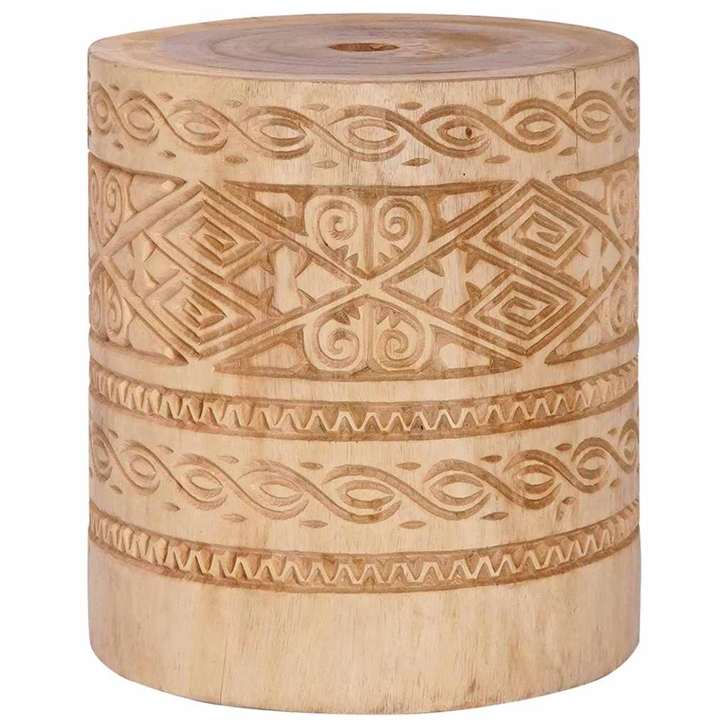 vidaXL Parasolvoet Anders Bruin Ø34 x 40 cm Massief hout