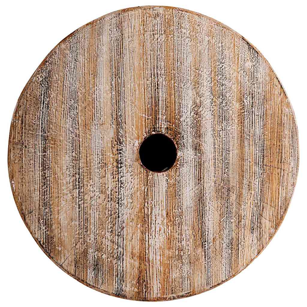 vidaXL Parasolvoet Anders Bruin Ø34 x 40 cm Massief hout