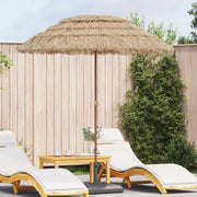 vidaXL Strandparasol Bruin Ø 160 x 196 cm Staal