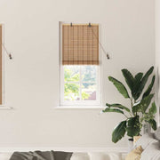 vidaXL Raambuiten & Gordijnen Licht Bruin 60 x 160 cm Bamboe